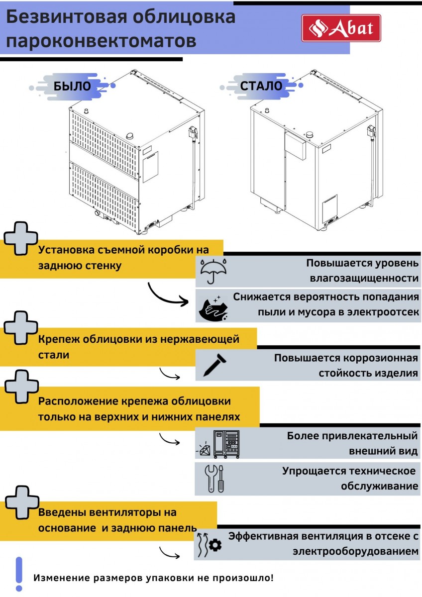 Пароконвектомат Abat ПКА 6-1/1ПП2